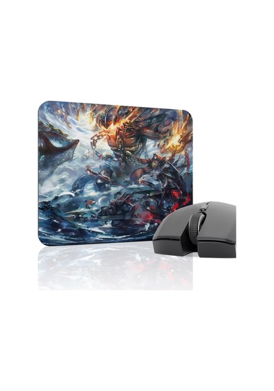 Dota 2 Kaymaz Dikişli Kauçuk Oyuncu Mousepad V4 - 22x18 Gaming Mouse Pad Fare Altlığı