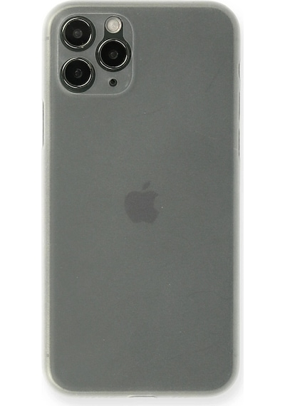Cosmotex Newface İphone 11 Pro Max Kılıf Pp Ultra İnce Kapak - Beyaz