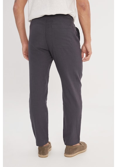 AC&Co / Altınyıldız Classics Erkek Antrasıt %100 Pamuk Slim Fit Dar Kesim Beli Bağlamalı Yan Cepli Pantolon Antrasit AC&Co / Altınyıldız Classics Erkek Antrasıt %100 Pamuk Slim Fit Dar Kesim Beli Bağlamalı Yan Cepli Pantolon Antrasit