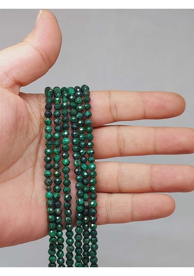 Malakit Taşı Dizi 4mm 51244 Çok REnkli