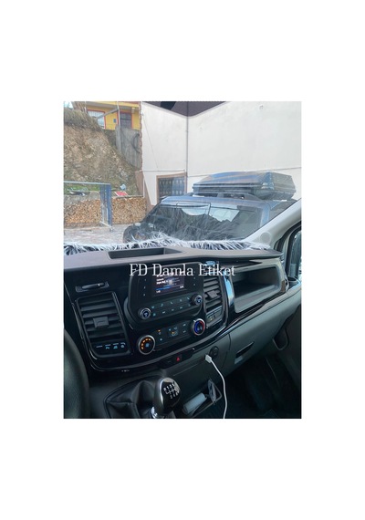 Ford Transit 2020 - 2023 Full Set Parlak Siyah Renk Torpido Kaplama