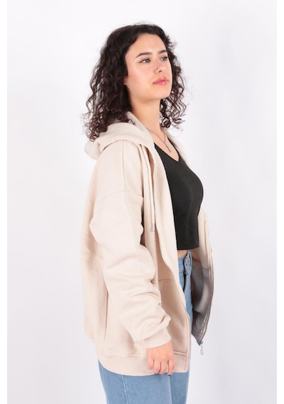 Busem W0008672 Kadın Sweatshirt Taş