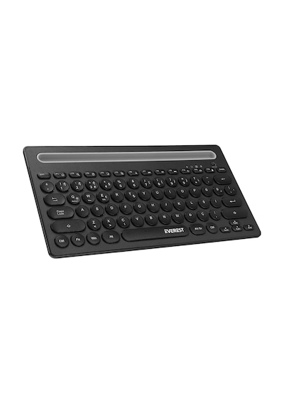 Everest KB-BT84 Bluetooth Ultra İnce + Şarjlı Q Mac/Win/Android/Uyumlu iOS  Kablosuz Klavye