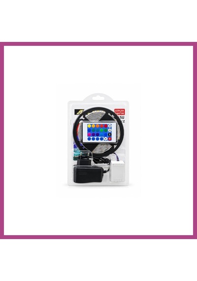 Gees Global Atc Şerit Led 5mt Rgb Kumandalı Tek Çipli 1 Adet Gbzs