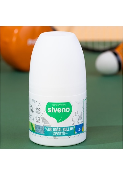 Siveno Sportif Vegan Unisex Roll-On Deodorant 50 ML