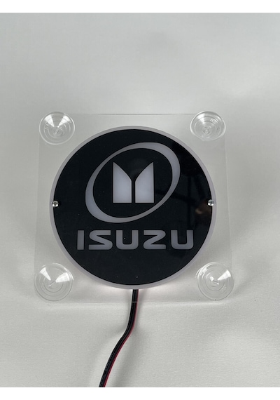 Ahmet Otomotiv Isuzu Cam Önü Logo Tabela 12volt Sarı Renk