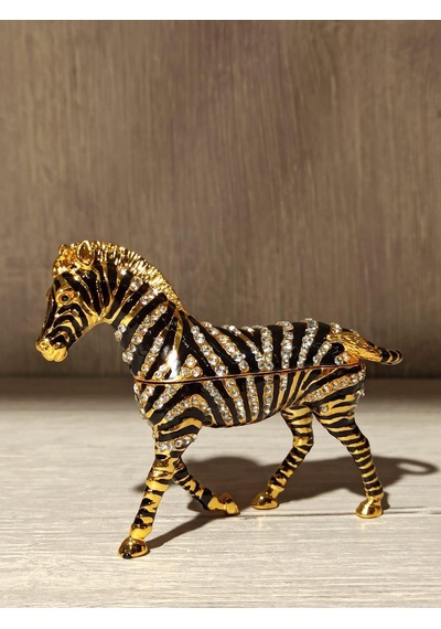 Swarovski Taşlı Zebra Mücevherlik / Dekoratif Biblo