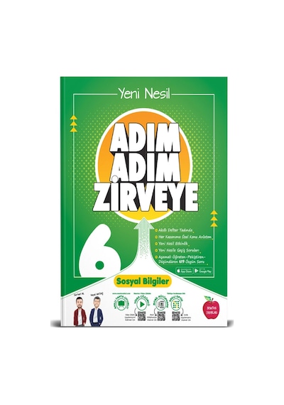 6. Sınıf Sosyal Bilgiler Adım Adım Zirveye Soru Bankası -  Newton Yayınları