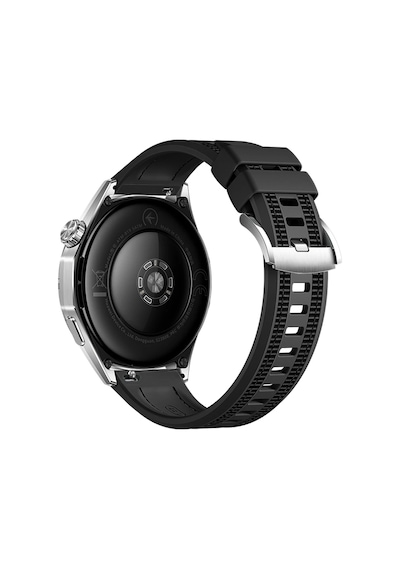 Huawei Watch Gt6 46mm İle Uyumlu Sportstripe Örgü Desen Metal Tokalı Silikon Akıllı Saat Kordonu