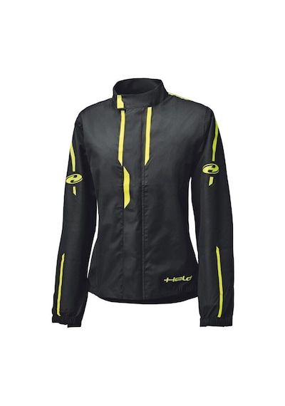 Held Rainstorm Sporty Kadın Üst Yağmurluk Siyah Sarı