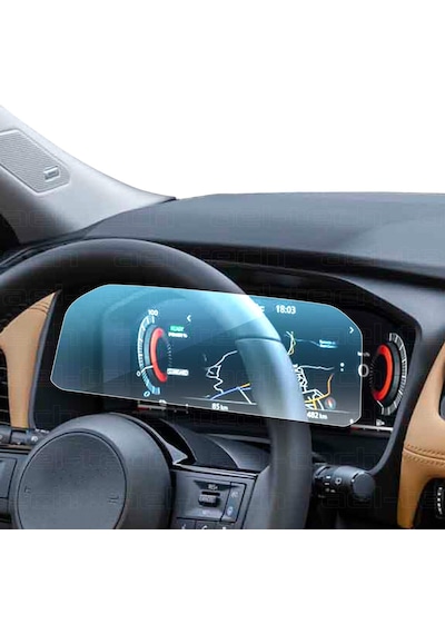 Nissan X-trail 2022-2023 Uyumlu 12.3 İnç Dijital Gösterge 9h Nano Ekran Koruyucu