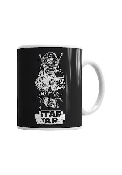 Star Wars Vader Estrela Da Morte Kupa Bardak Porselen Karışık