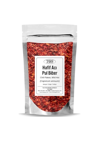 Tos The Organic Spices Hafif Acı Pul Biber 250 G Capsicum Annuum