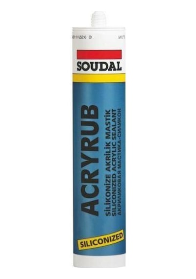 Soudal Acryrub İze Mastik 310 Ml Antrasit Çr