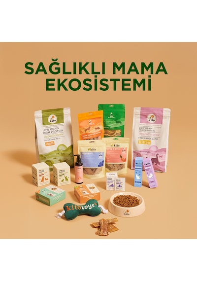 Kito Kuzu Etli Yavru Köpek Maması 2500 G + Kito Fresh Hindi Etli Köpek Yemeği 6'lı