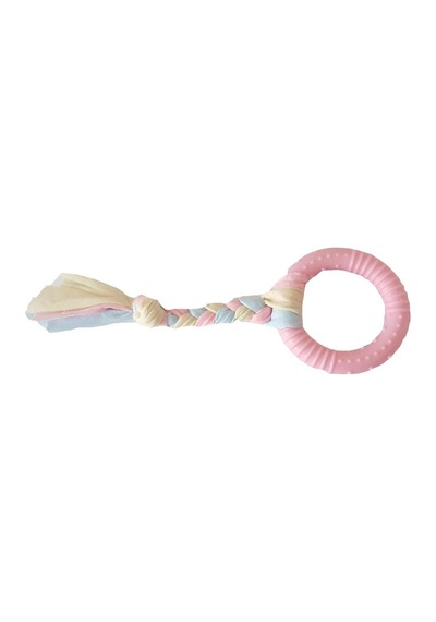 Mixpet Halat Düğümlü Kauçuk Halka Köpek Oyuncak Large 26 CM