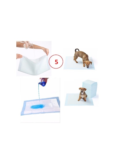 Yıkanabilir Köpek Çiş Pedi - 90 X 60 Cm 5li Paket