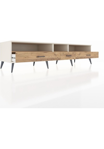 Kronos Tv Ünitesi 3 Raflı 3 Çekmeceli 220x59x51 Aytaşı-çam Atlas Çam/atlas Çam - Aytası Kronos Tv Ünitesi 3 Raflı 3 Çekmeceli 220x59x51 Aytaşı-çam Atlas Çam/atlas Çam - Aytası