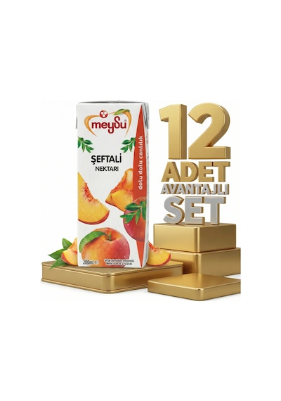 Meysu Nektar Şeftali 12x200 Ml