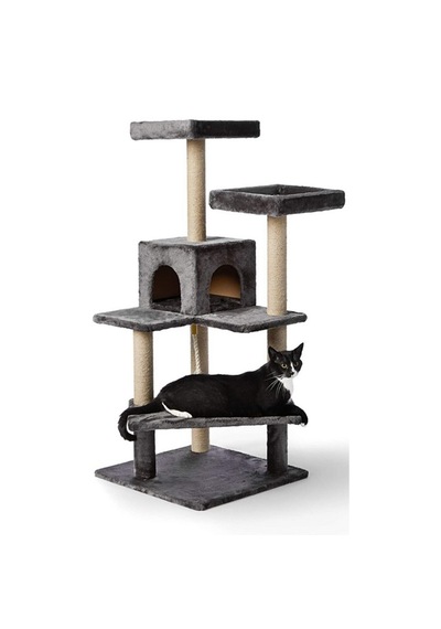 Missidea Amazon Kedi Tırmalama Evi Platformu Antrasit