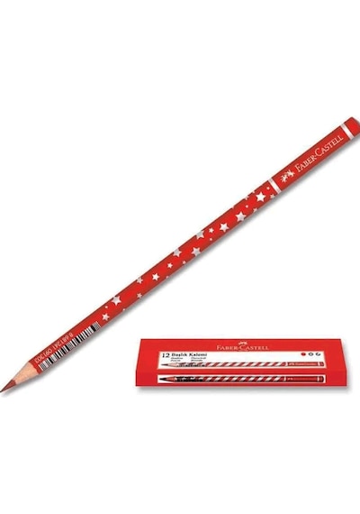 Faber-Castell Kırmızı Başlık Kalemi Yıldız 12 Adet