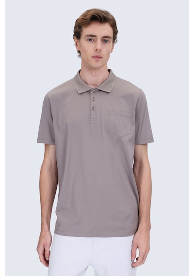 Hatemoğlu Vizon Regular Fit Polo Yaka 100% Pamuk Merserize Tişört