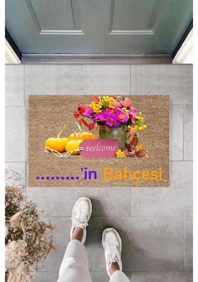 Dijital Baskı Kişiye Özel İç Kapı Dekorasyon Paspas Ps11297 Renkli