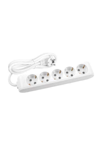 Viko 5'li Priz 3x1,5 mm Uzatma Beyaz 10 MT