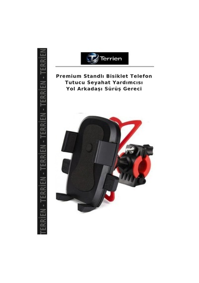 Premium Standlı Bisiklet Telefon Tutucu Seyahat Yardımcısı Yol Arkadaşı Sürüş Gereci Siyah