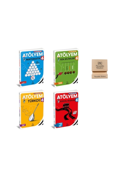 Arı 6. Sınıf Matematik Fen Bilimleri Türkçe Ve Sosyal Bilgiler Atölyem 4lü Set + Telefon Standı