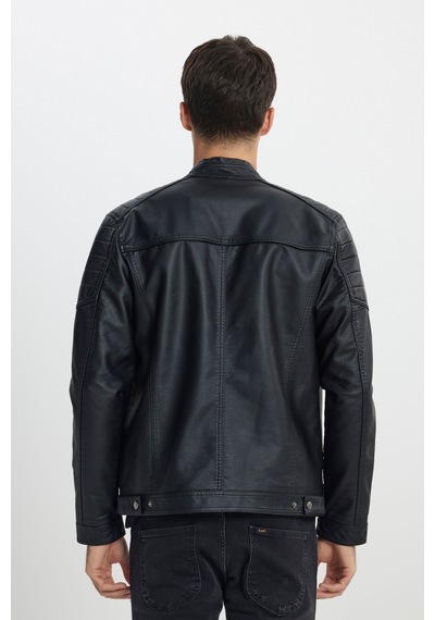 Lee Regular Fit Normal Kesim Fermuarlı Siyah Ceket L242469001 Siyah