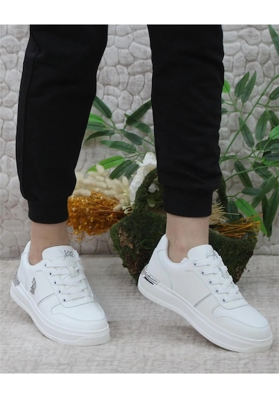 U.s. Polo Assn. Alka 5fx Kadın Beyaz Sneaker Ayakkabı Beyaz