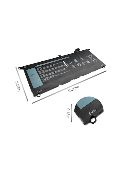 Dell Uyumlu Inspiron 7490 Batarya Pil