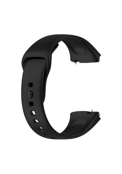 Xiaomi Redmi Watch 3 Active Uyumlu Spor Şık Tasarımlı Kayış Yumuşak Jel Kayış Kordon Siyah