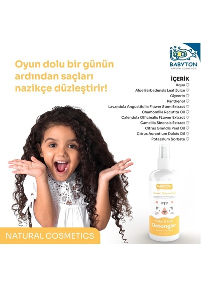 Babyton Bebek Ve Çocuklar İçin Kolay Tarama Spreyi 200ml