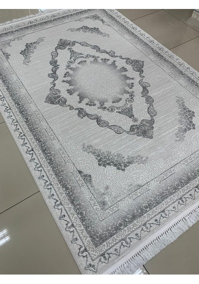 Padişah Halı Safir 90822 095 Serisi Akrilik Salon Oturma Yatak Odası Halısı Gri