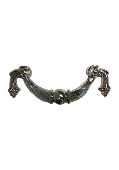 Jenerik Dekoratif Zamak Üzümlü Kulp - 64mm, Nikel, 1 Adet Diğer