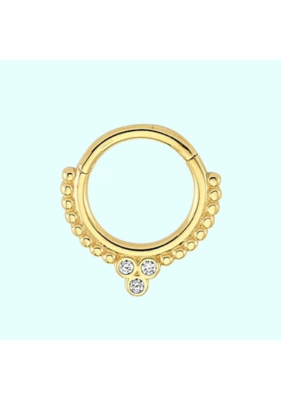 Altın Halka Piercing Cemre 14 Ayar Altın