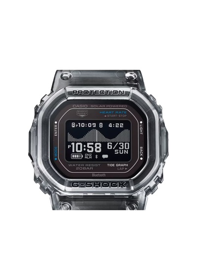 G-shock G-lide Gbx-h5600 Series 44.5 Mm Quartz Saat Gbx-h5600-1dr Gri
