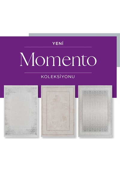 Royal Halı Momento Zv02a Krem Vizon Akrilik Yumuşak Dokulu Modern Halı
