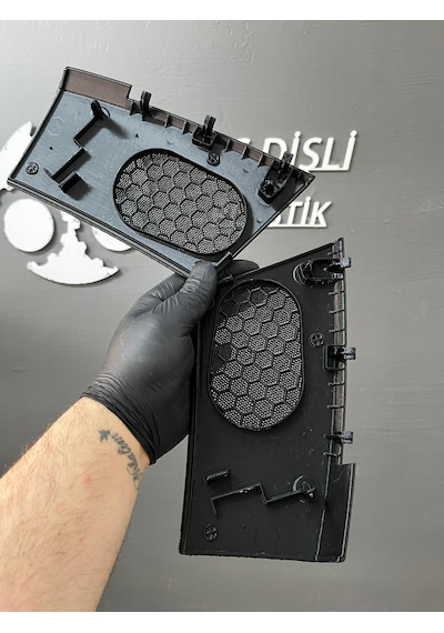 Transporter T5 2003-2015 Hoparlör Kapağı Sağ Sol Set 3d Baskı Siyah 1 Set