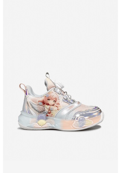 Vicco Yusi Işıklı Kız Okul Öncesi Gümüş Sneaker