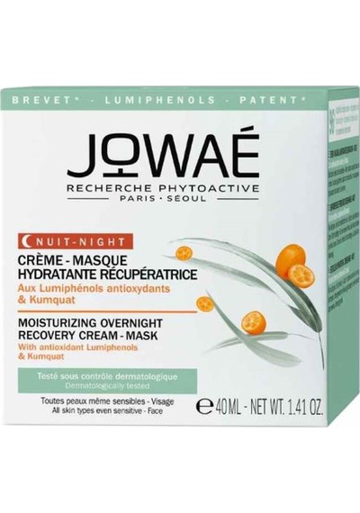 Jowae Moisturizing Overnight Recovery Cream-Mask 40Ml