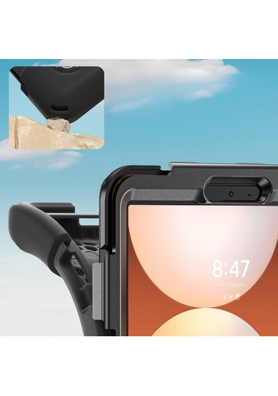 Galaxy Tab A11 Plus Uyumlu 11" Tam Koruma Sağlayan Defender Silikon Şok Emici Tablet Kılıfı Arka Kapak
