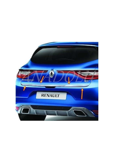 Renault Megane 4 Hb Formlu Krom Bagaj Alt Çıtası 2016 Üzeri N11.13675