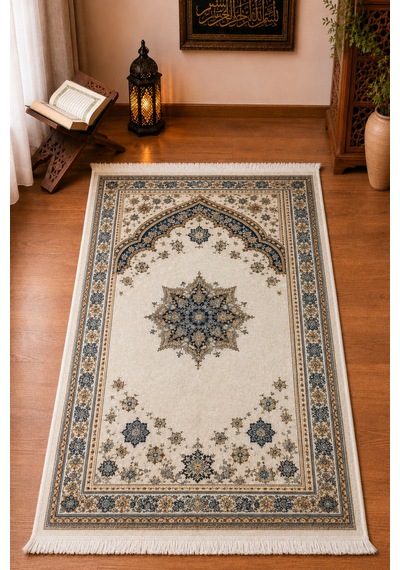 Kadife Hediyelik Çeyizlik Dekoratif Gelin Damat Bohçası %100 Pamuk Kaydırmaz Taban Halı Seccade 80x120 Ebat Bej Kadife Hediyelik Çeyizlik Dekoratif Gelin Damat Bohçası %100 Pamuk Kaydırmaz Taban Halı Seccade 80x120 Ebat Bej