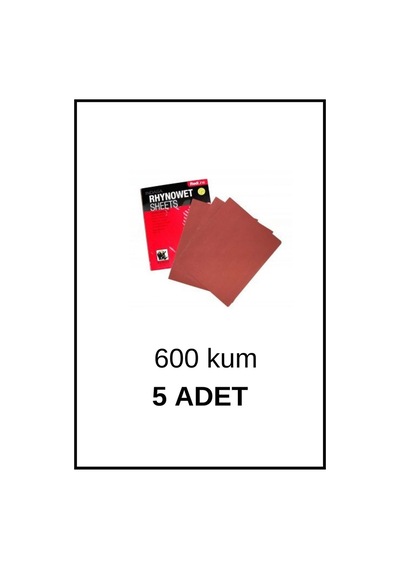 Indasa Sulu Tabaka Zımpara P600 5 Adet
