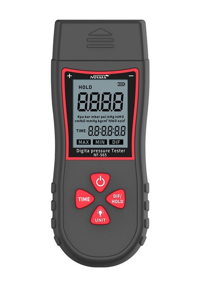 Noyafa Nf-565 Dijital Diferansiyel Manometre Hvac Hava Basıncı Ölçer 11 Birim
