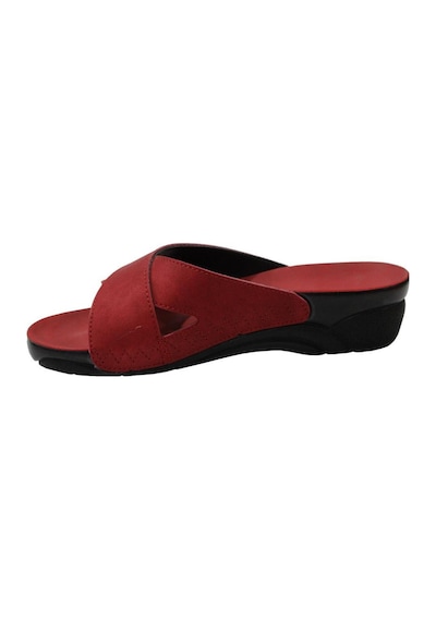 Ceyo Venedik-9 Kırmızı Ortapedik Bayan Terlik & Sandalet 001