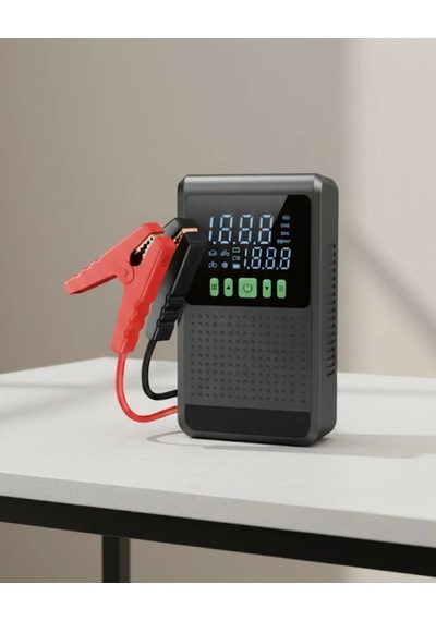 12.000 Mah Şarjlı Araç Akü Takviye Ve Işıklı Hava Kompresörü